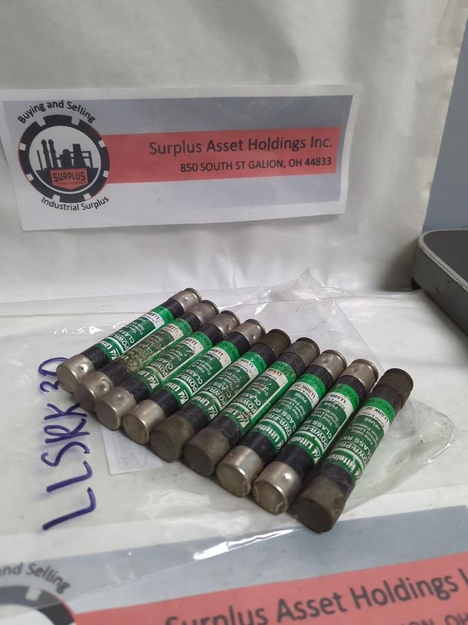 Used LITTELFUSE,LLSRK30,POWR-PRO 30 AMP FUSE LOT OF 9 PRE-OWNED