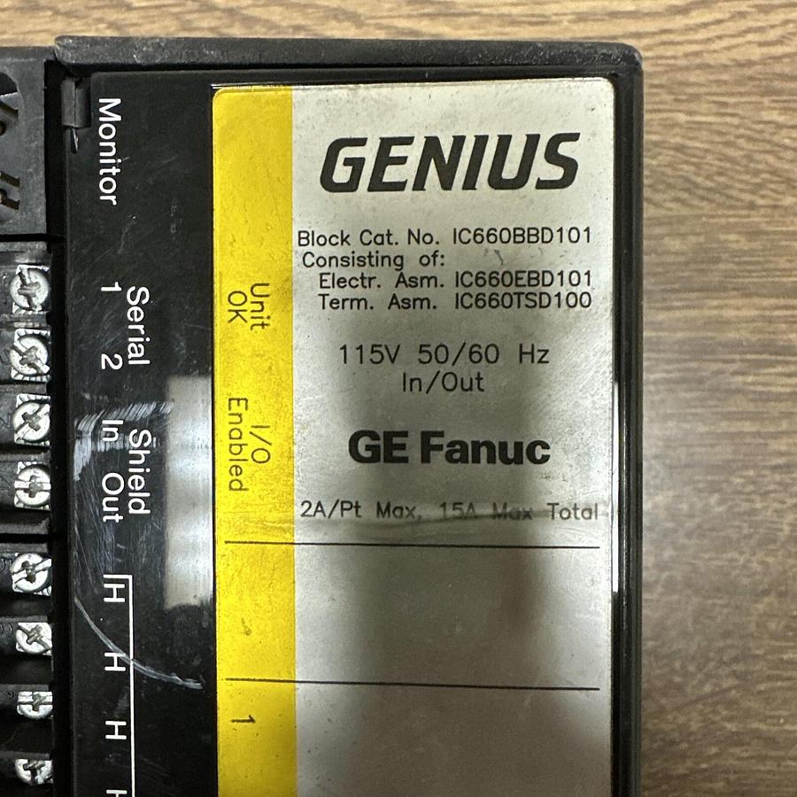 Used GE-Fanuc,IC660BBD101,PLC