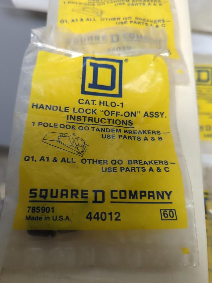 SQUARE D,HLO-1,HANDLE LOCK ASSEMBLY LOT OF 11 NOS