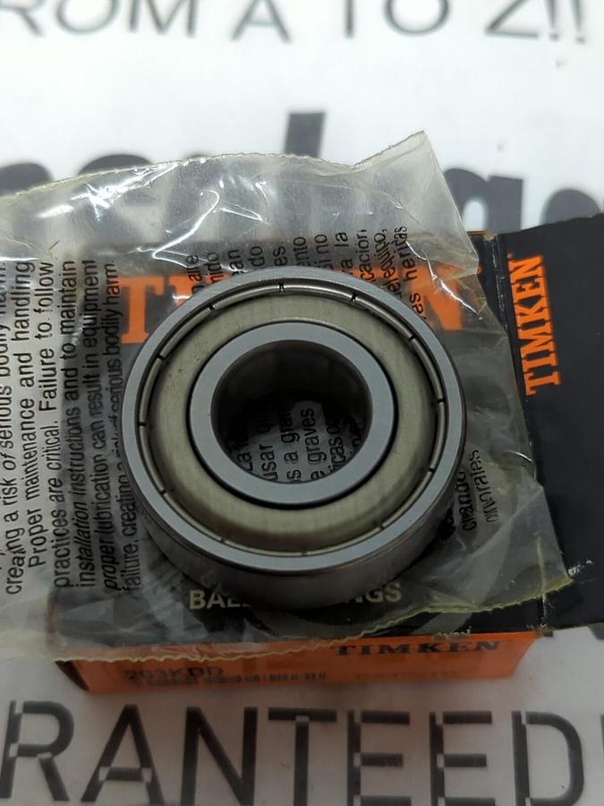 TIMKEN,203KDD,DEEP GROOVE BALL BEARING 17 MM