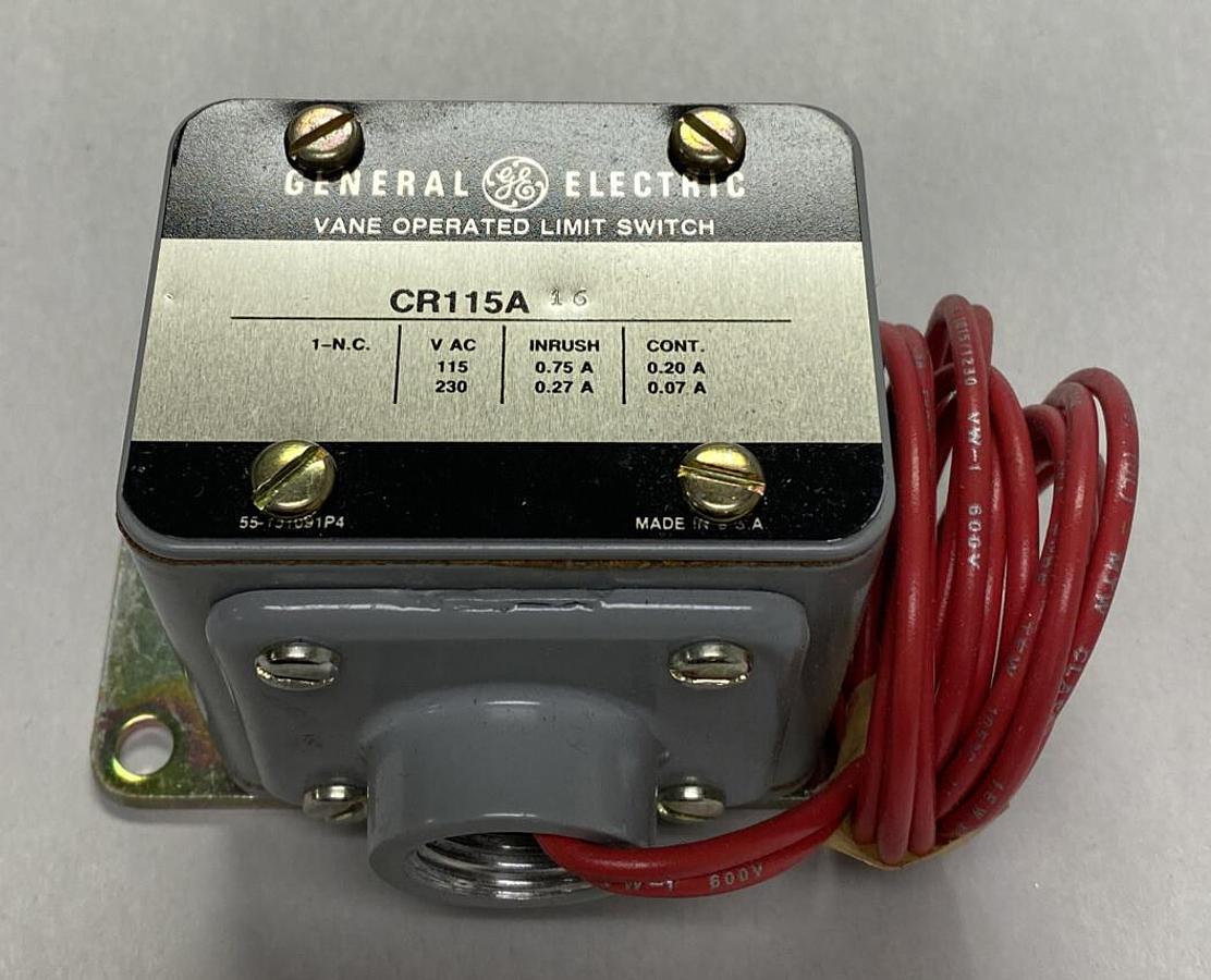 GENERAL ELECTRIC,CR115A16,VANE OPERATED LIMIT SWITCH NEW NO BOX