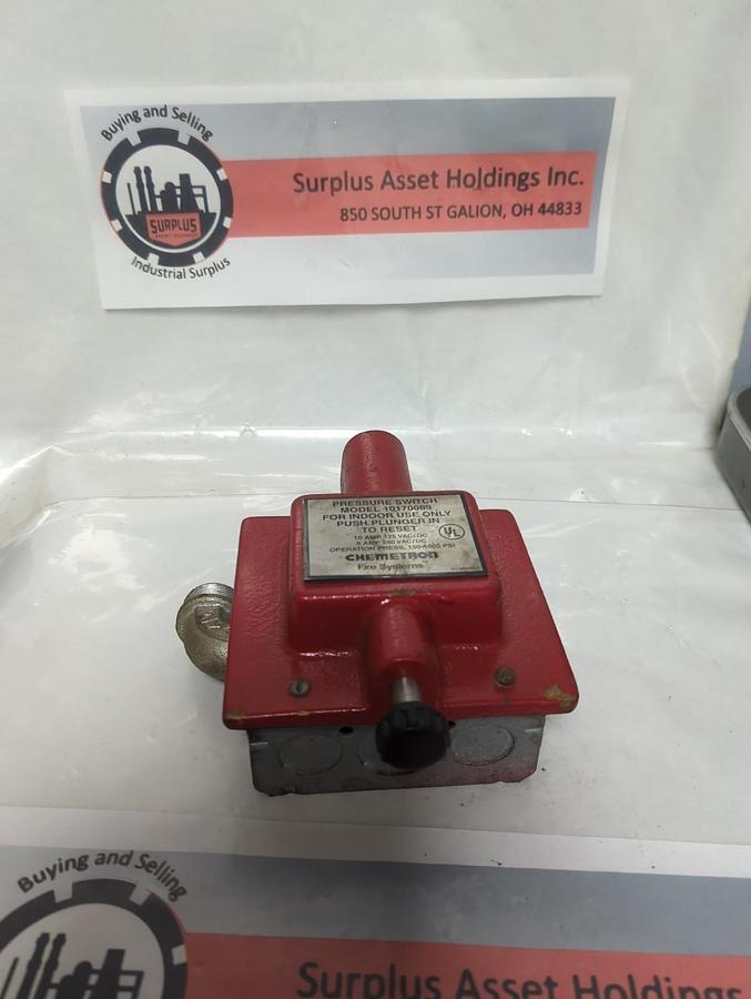 Used CHEMETRON,10170089,PRESSURE SWITCH PRE-OWNED
