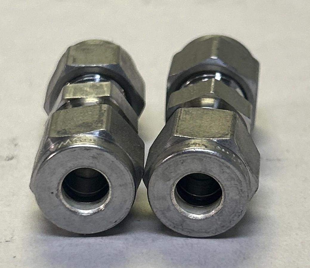 SWAGELOK,SS-400-6,UNION TEE 1/4T LOT OF 2 NOS