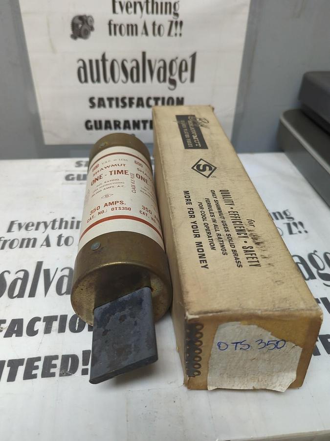 SHAWMUT,OTS350,ONE-TIME FUSE..NOS