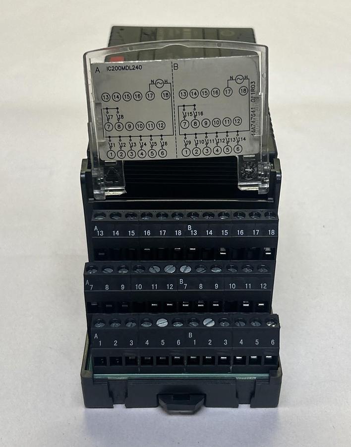 Used GE FANUC,IC200MDL240H,INPUT MODULE