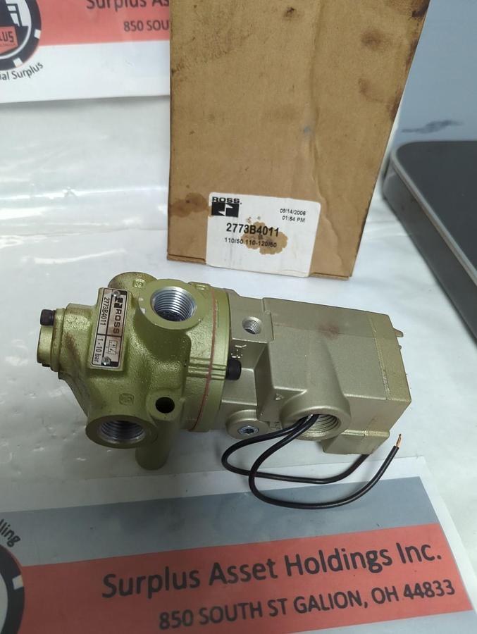 ROSS,2773B4011,DIRECTIONAL CONTROL VALVE 110/50 110-120/60 NOS