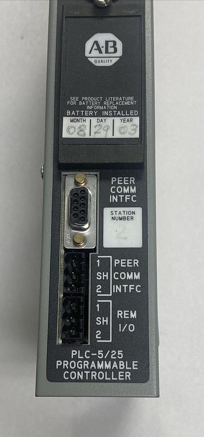 Used ALLEN BRADLEY,1785-LT2/A PLC-5/25, PROCESSOR MODULE