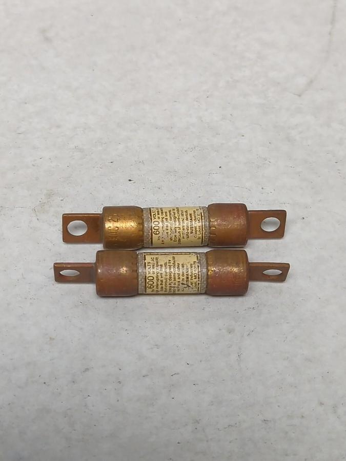 Used COOPER BUSSMANN,KAC-25,TRON 25 AMP FUSE LOT OF 2 PRE-OWNED