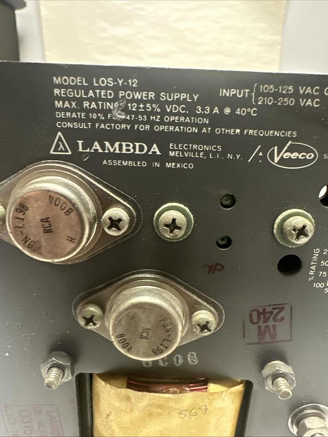 Used Lambda,LOS-Y-12,Regulated Power Supply