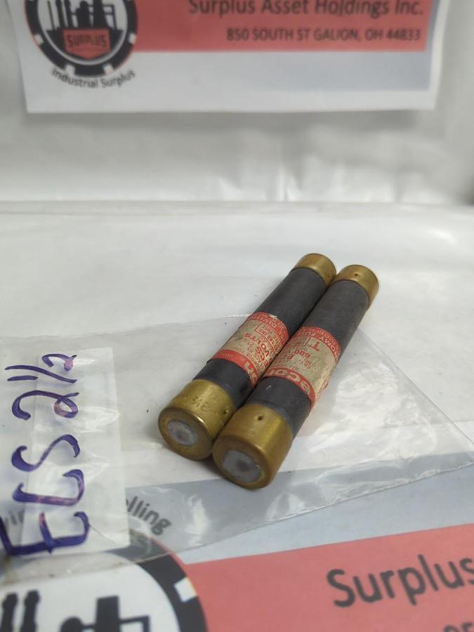 Used ECON,ECS-2-1/2,CLASS K5 2-1/2 AMP FUSE LOT OF 2 PRE-OWNED