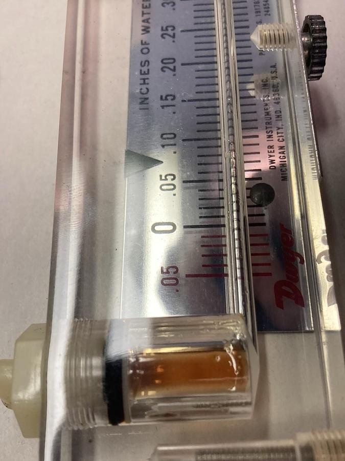 Dwyer,0.05-0.50 Inches,Inclined Vertical Manometer 10/77