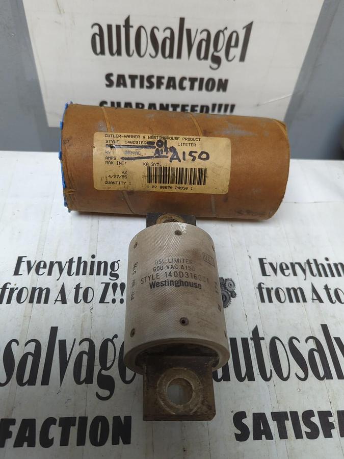 WESTINGHOUSE,140D316G01,DSL LIMITER 600 VAC/ 150 AMP NOS