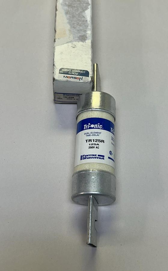 FERRAZ SHAWMUT MERSEN,TR125R,FUSE 125A 250V NOS