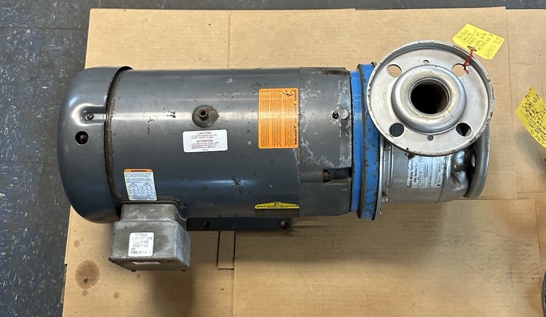 Used GOULDS,5SH2M52A0,CENTRIFUGAL PUMP 2X2-1/2-6 IMPELLER 6-7/8INCH 15HP 3480RPM 3PH