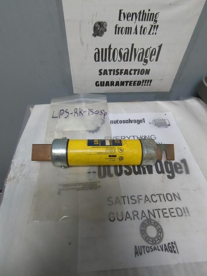 COOPER BUSSMANN,LPS-RK-150SP,LOW-PEAK 150 AMP FUSE NOS