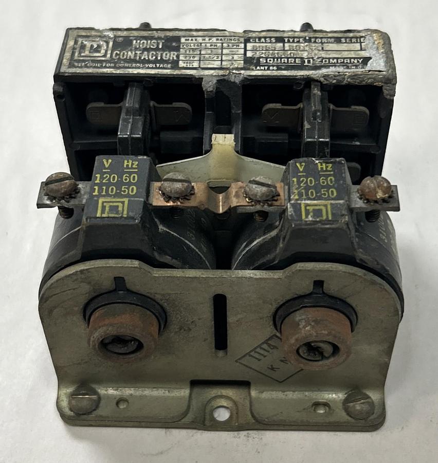 Used SQUARE D,8965R01S,HOIST CONTACTOR