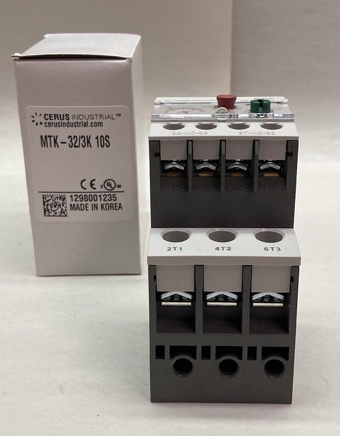 Cerus Industrial,MTK-32/3K 10S,Thermal Overload Relay 6kV 50/60Hz