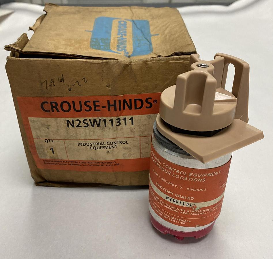 CROUSE HINDS,N2SW11311,SELECTOR SWITCH NOS