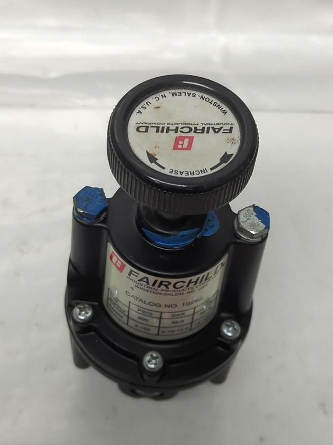 Used FAIRCHILD,10262,PRESSURE REGULATOR 500 PSIG 35.0 BAR 3500 kPa PRE-OWNED