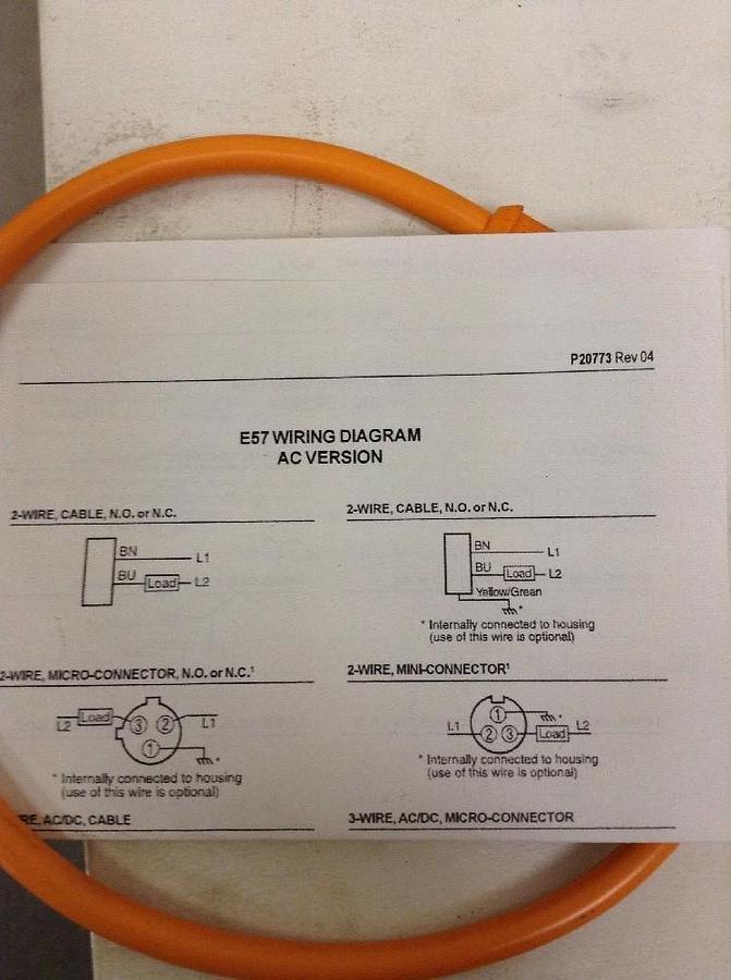 Eaton Cutler-Hammer,E57-12LE06-CP,Tubular Inductive Proximity Sensor New In Box