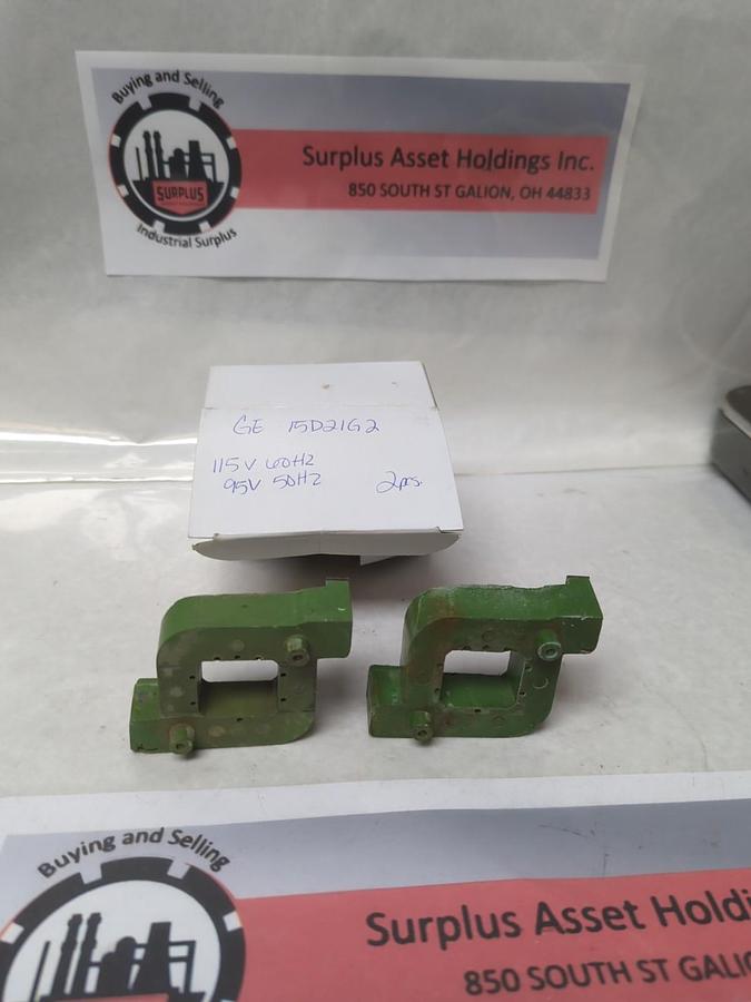 Used GENERAL ELECTRIC,15D21G2,COIL 115V 60HZ 95V 50HZ LOT OF 2 PRE-OWNED