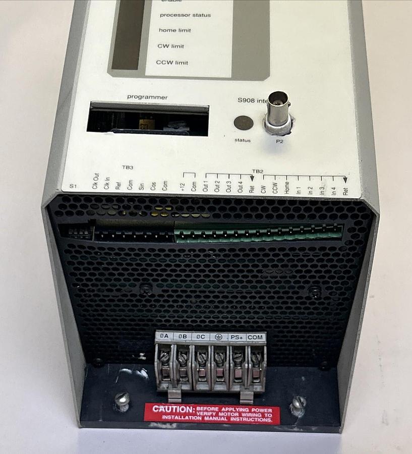 Used SCHNEIDER ELECTRIC MODICON,110-283,SERVO POSITIONER