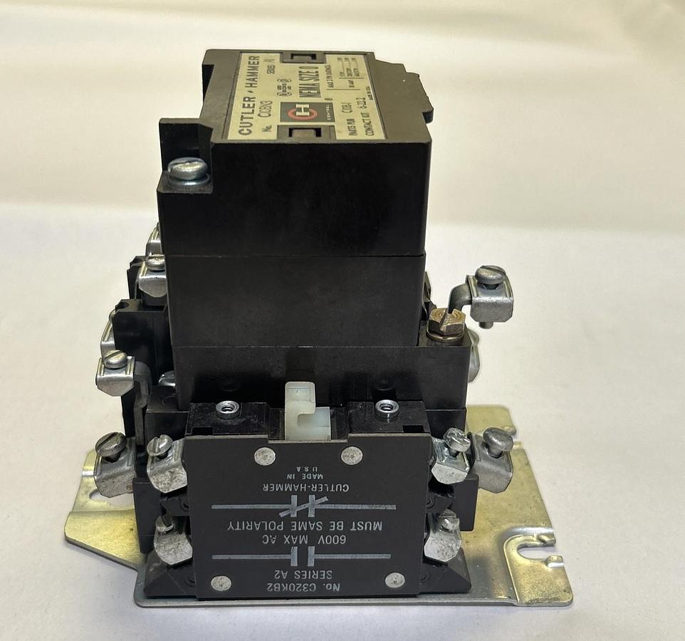 Used CUTLER-HAMMER,C10BN3,CONTACTOR SIZE 0