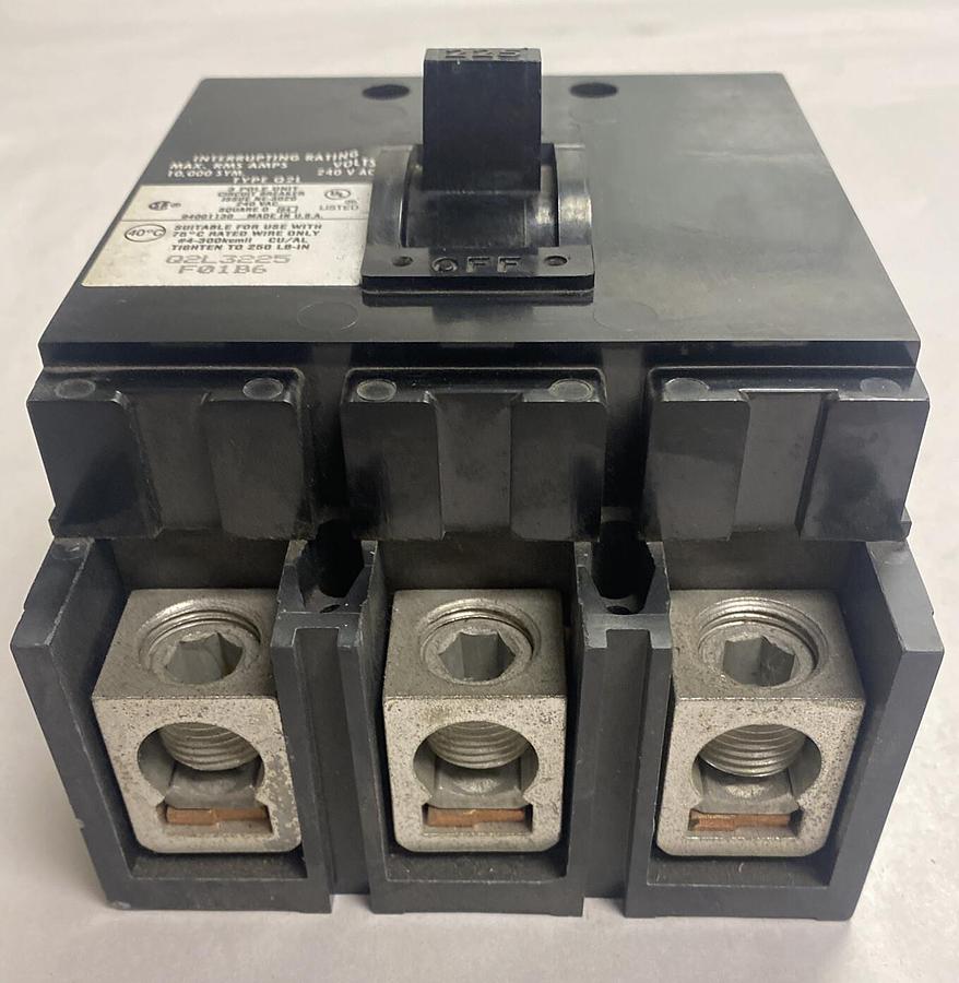 Square D,NE-3020 Q2L3225F01B6,Circuit Breaker 225A 240V 3 Pole NOS