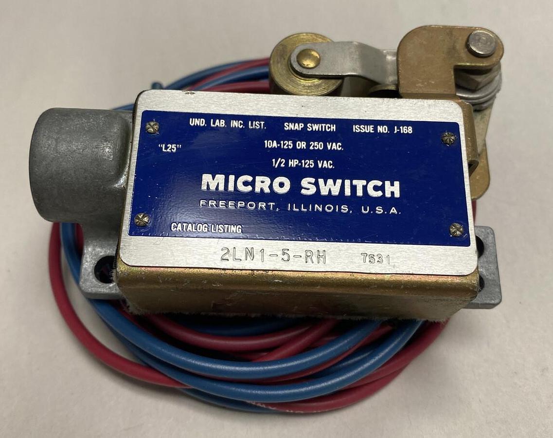 Used Micro Switch,2LN1-5-RH,Limit Switch