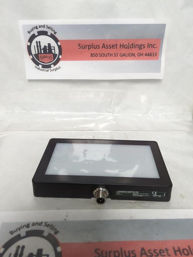 Used BANNER,LEDRB75X150PW2-XQ,BACK LIGHT 24VDC 550mA MAX PRE-OWNED
