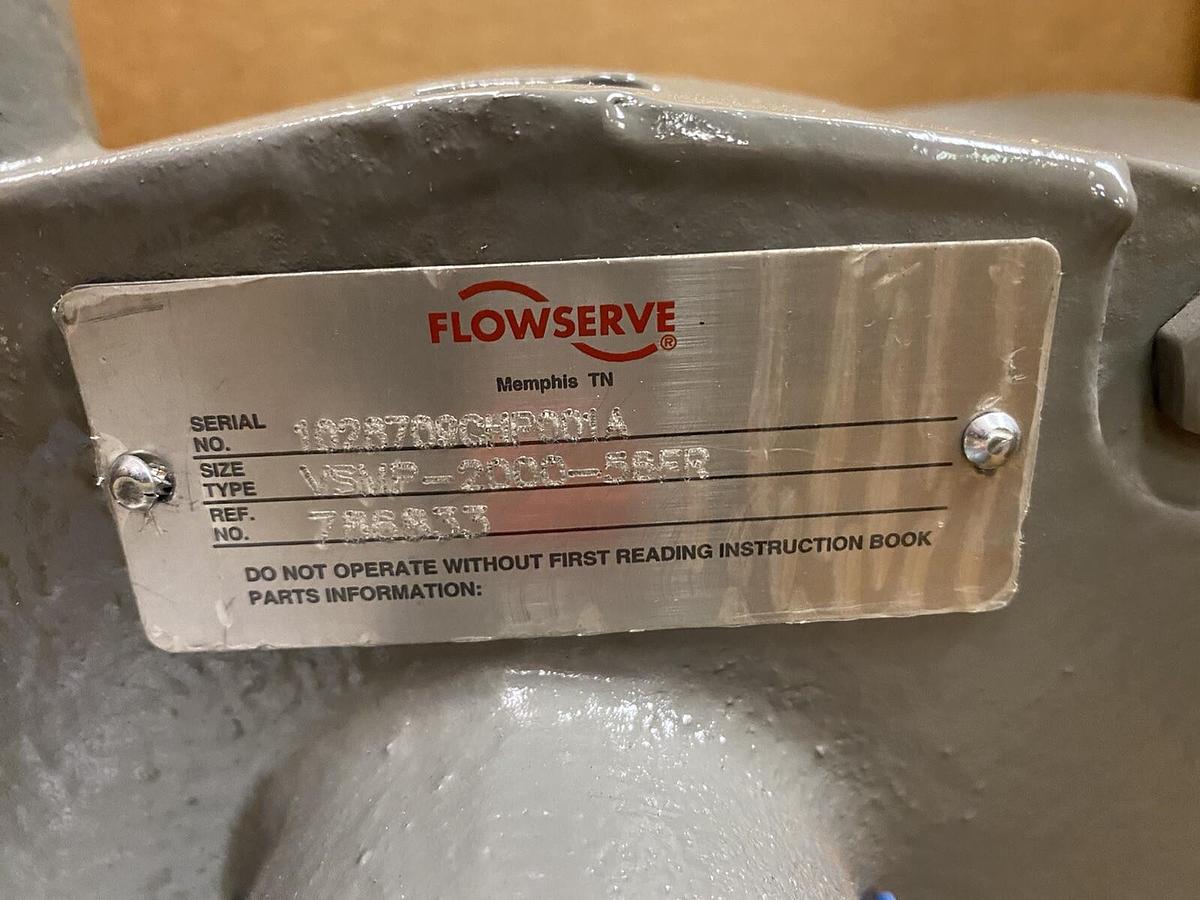 Used FLOWSERVE,VSMP-2000-56FR,VERTICAL IMMERSION PUMP 1.25X0.75-6 2HP 3450RPM