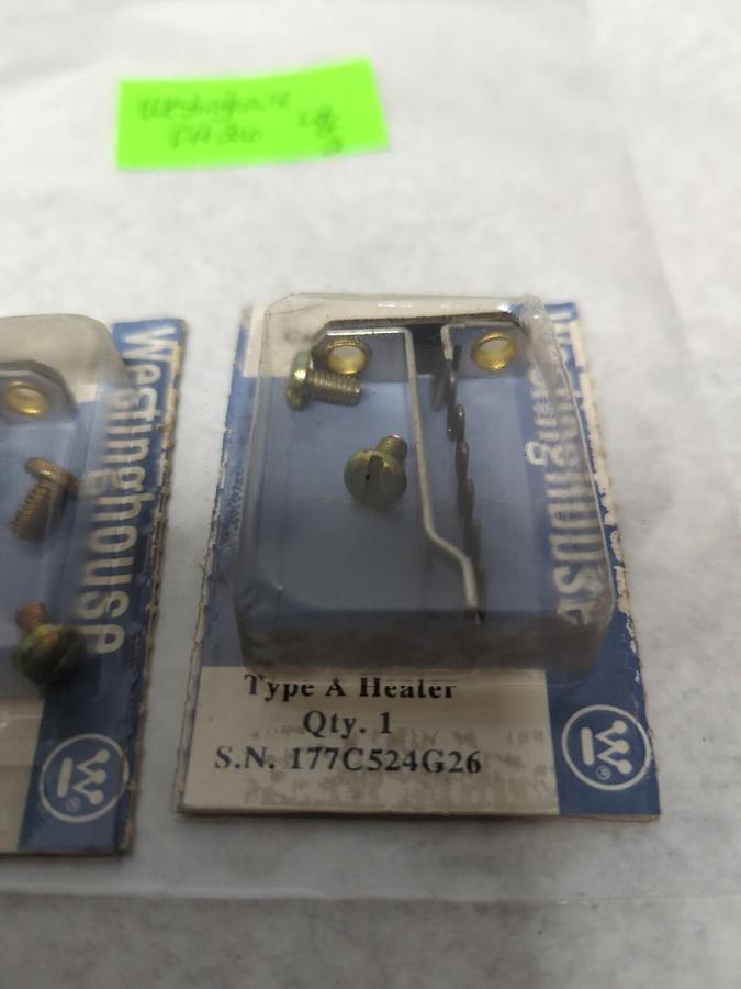 WESTINGHOUSE,FH26,THERMAL OVERLOAD HEATER ELEMENT LOT OF 2 NOS