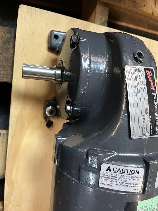 BROWNING,Y01-F302-N,SYNCROGEAR GEARMOTOR FR 1 GWP RATIO 11 3/4HP