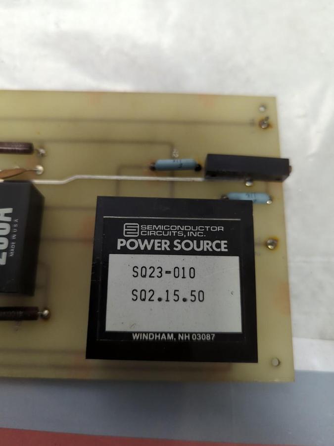 Used POWER SOURCE,SQ23-010,POWER SUPPLY MODULE-ISOLATION AMP CARD CC-4678 USED