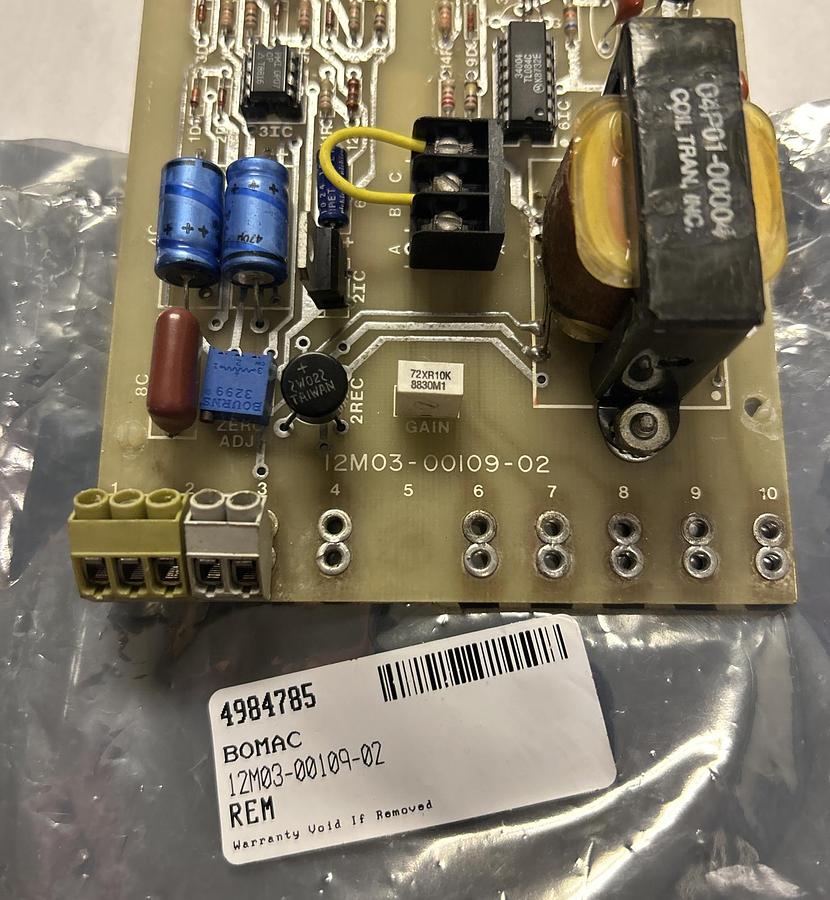 Used BOMAC,12M03-00109-02,SIGNAL ISOLATOR BOARD
