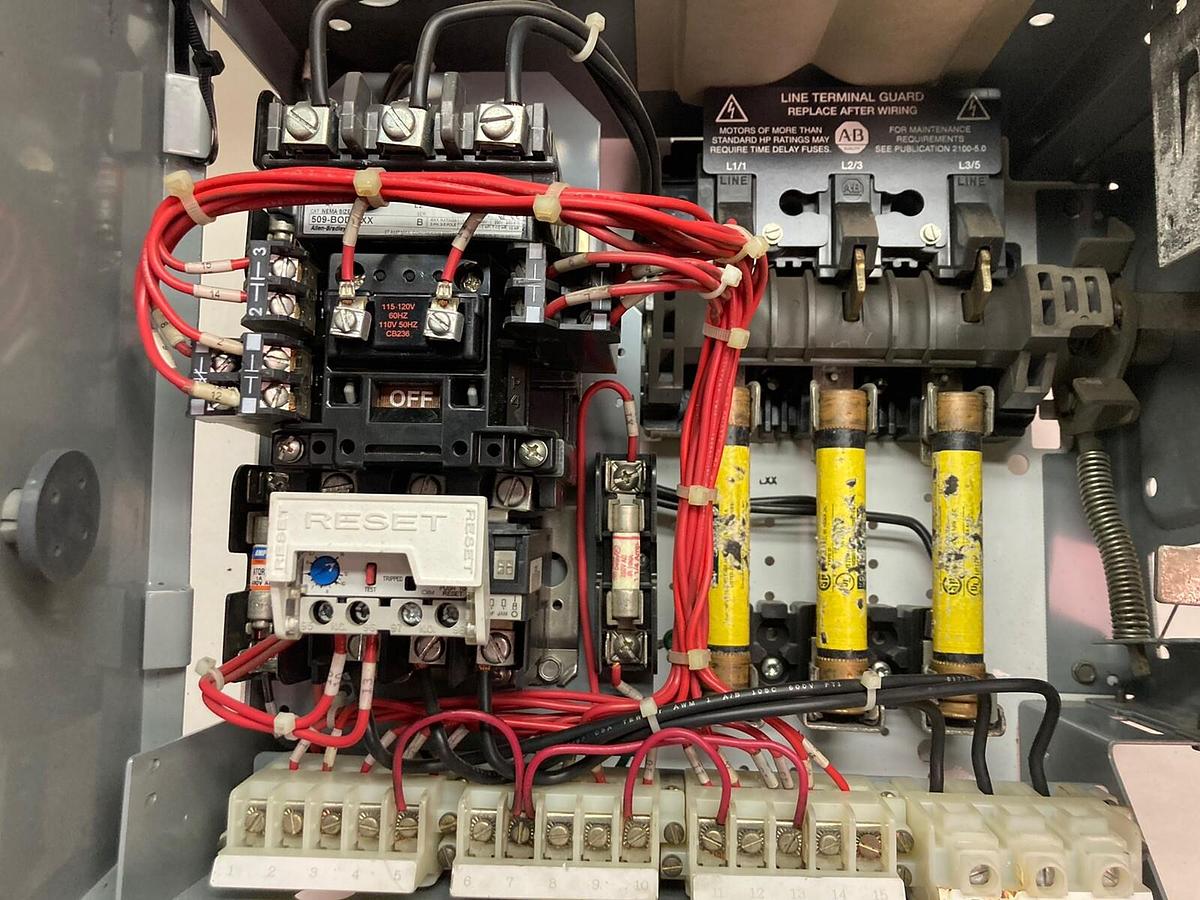 Used Allen-Bradley,2100 2112,Size 1 Fused MCC 12 Inch Starter Bucket