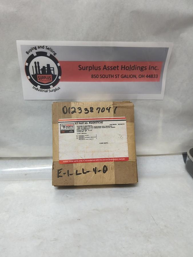 FISHER PARTS,TGASKETX342,GASKET KIT TYPE E&ER 2-1/2IN TYPE EA 3 IN NOS