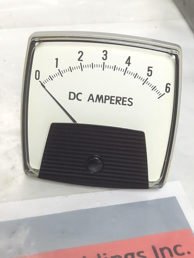 YOKOGAWA,YE/254-3,PANEL METER 0-6 DCA NOS