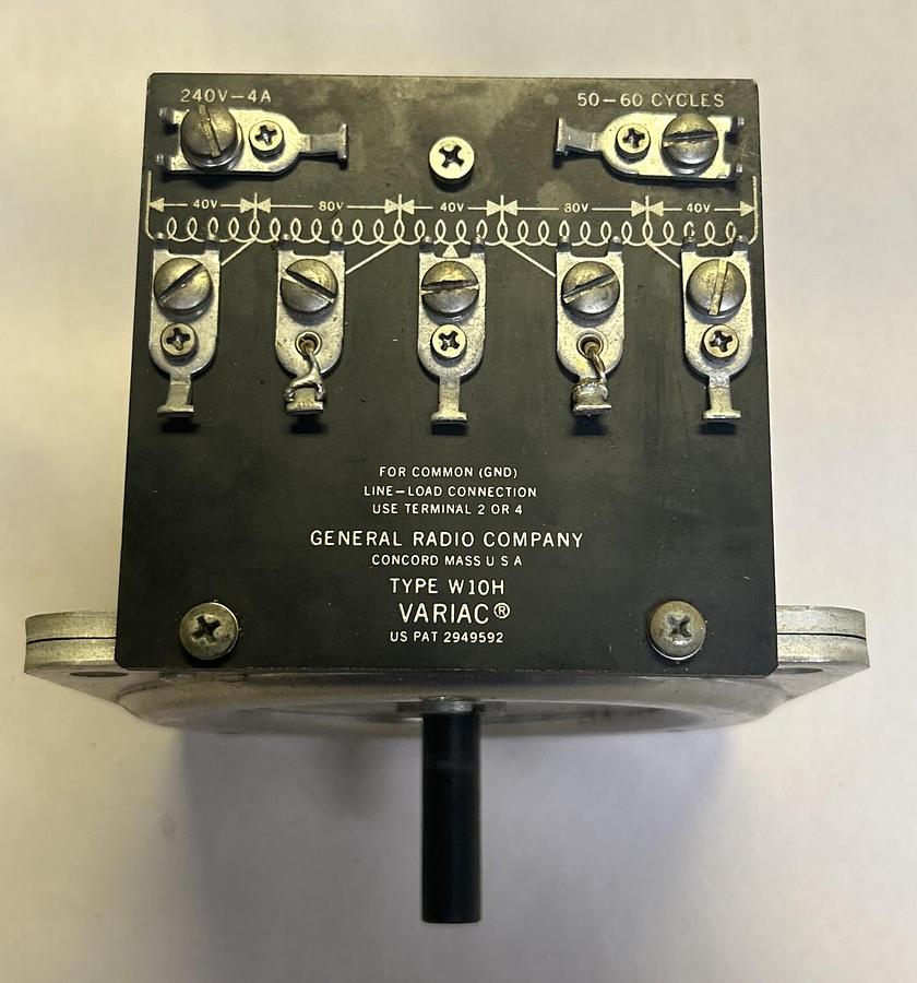 Used GENERAL RADIO COMPANY,W10H,AUTOTRANSFORMER