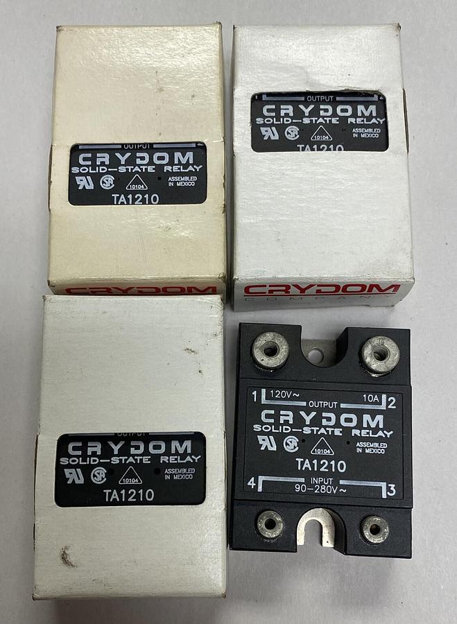 Crydom,TA1210,Solid State Relay Lot Of 4 NOS