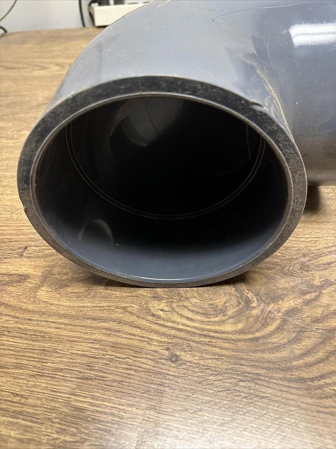 PVCI,001,6" Sch 80 PVC 90 Degree Elbow Socket