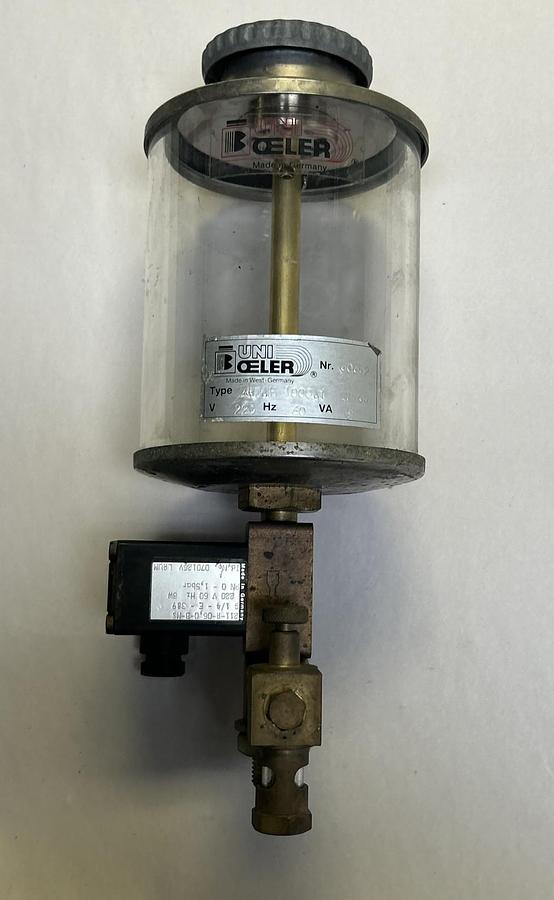 Used UNI BOELER,MET.H1000.1,OIL FILTER ASSEMBLY