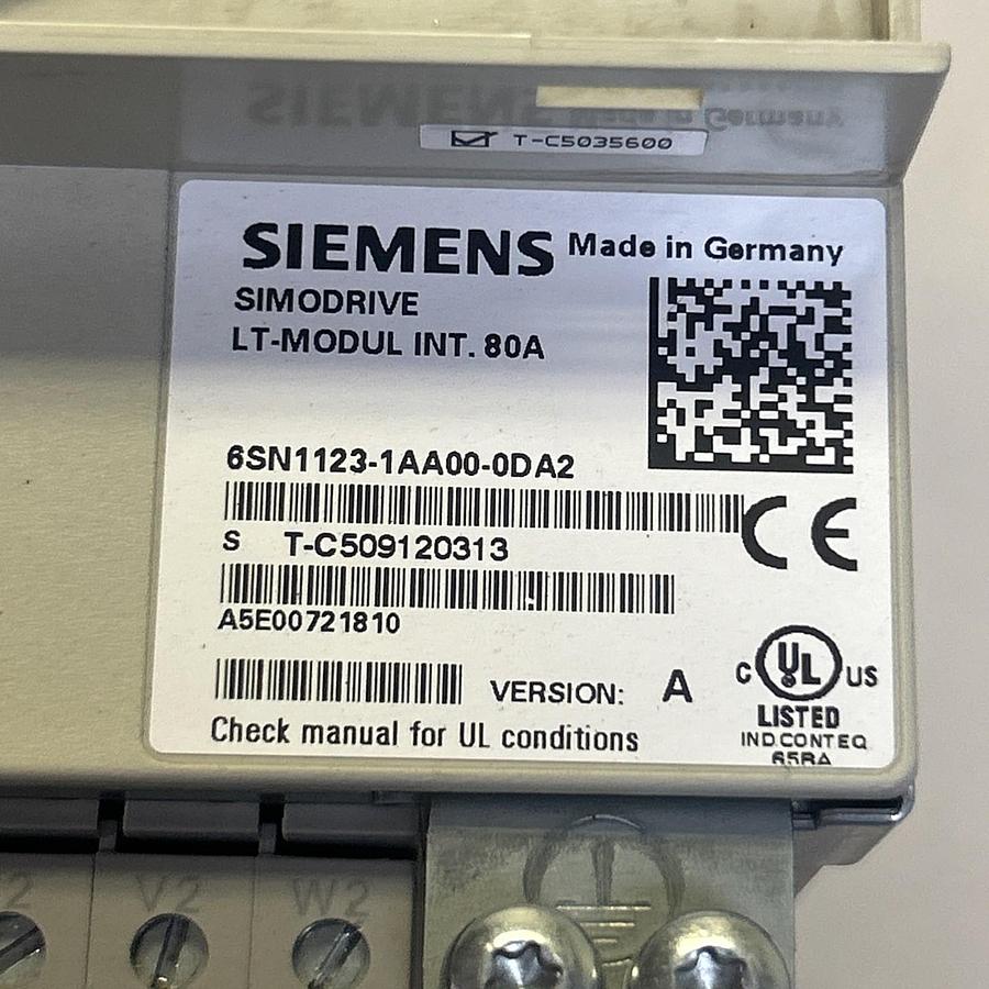 Used SIEMENS,6SN1123-1AA00-0DA2,SIMODRIVE 611 POWER MODULE