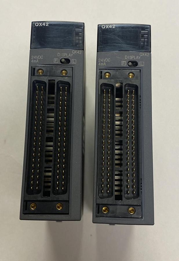 Used MITSUBISHI,QX42,INPUT MODULE LOT OF 2