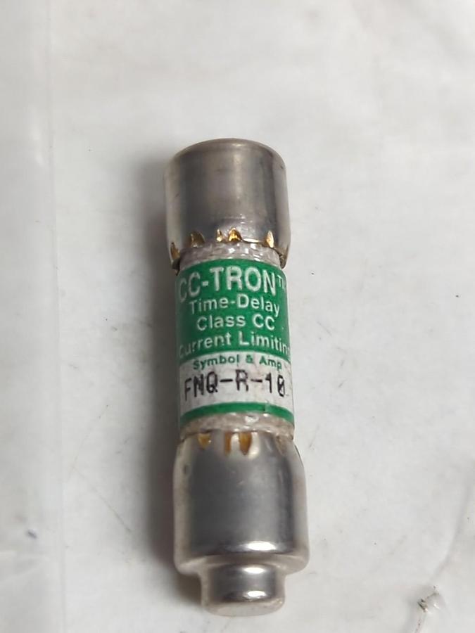 Used COOPER BUSSMANN,FNQ-R-10,CC TRON 10 AMP FUSE LOT OF 8 PRE-OWNED