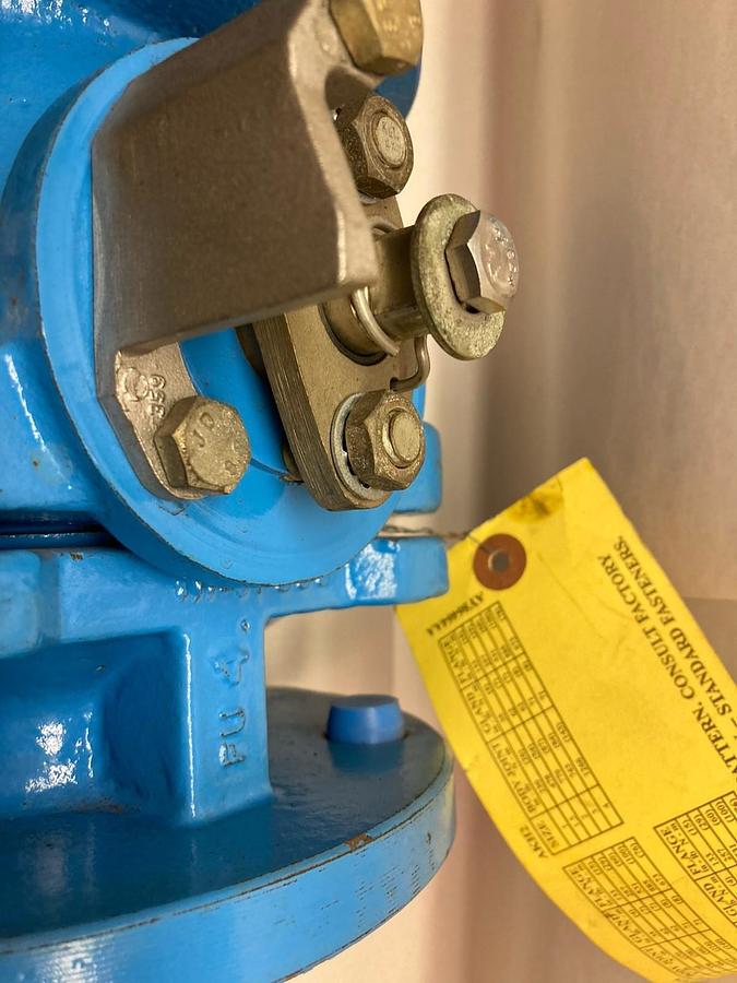 Used Flowserve,AKH8,Flanged Chemical Ball Valve 3" 87PSIG