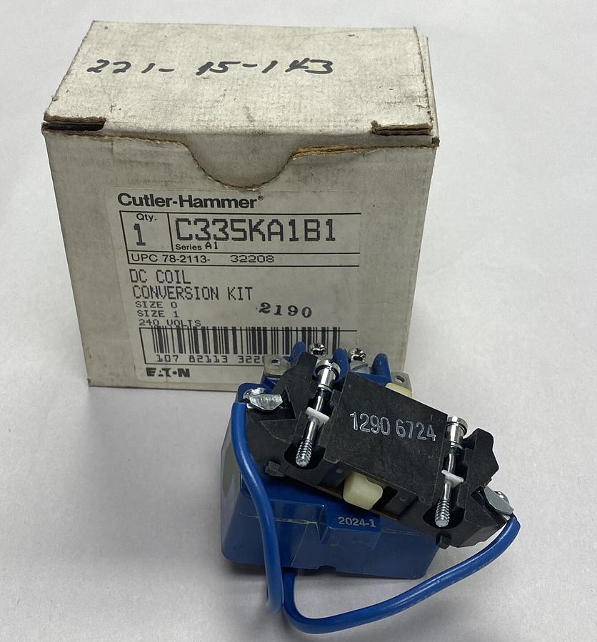 Cutler-Hammer,C335KA1B1,Series A1 DC Coil Conversion Kit NOS