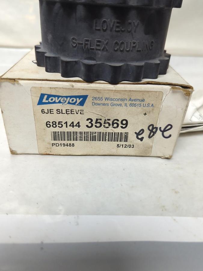 LOVEJOY,685144 35569,FLEX COUPLER SLEEVE 6JE NOS