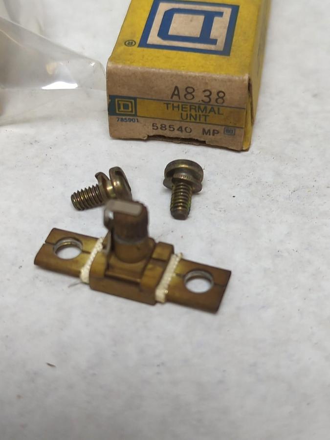 SQUARE D,A8.38,THERMAL OVERLOAD HEATER ELEMENT LOT OF 2 NOS