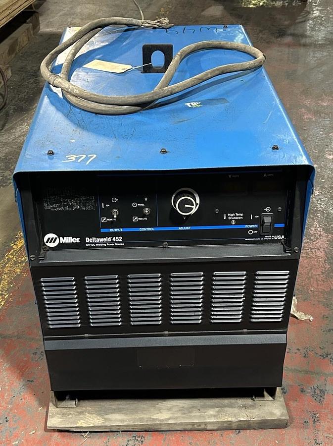 Used MILLER,452,DELTA WELD CV DC WELDING POWER SOURCE